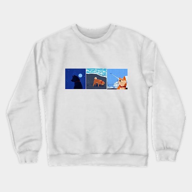 doggy Crewneck Sweatshirt by unremarkable